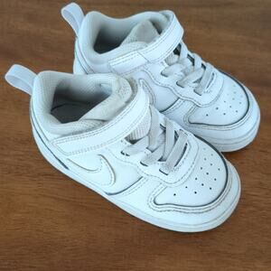Nike Court Borough Low Shoes White infants toddler little kids size 7C